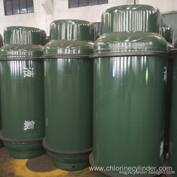 Different sizes empty liquid chlorine cylinders